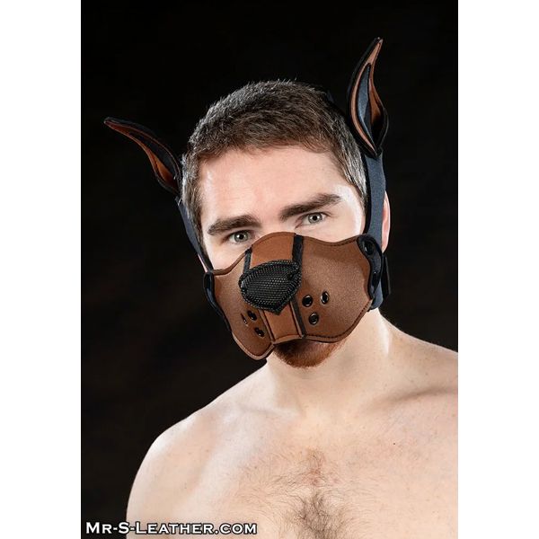 Mr. S Leather  Neoprene K9 Muzzle Kit - Brown