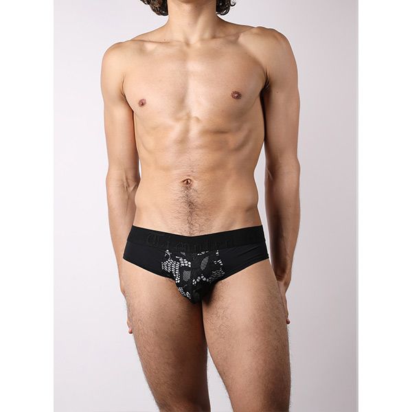 Cell Block 13 Lace Up Brief | Black