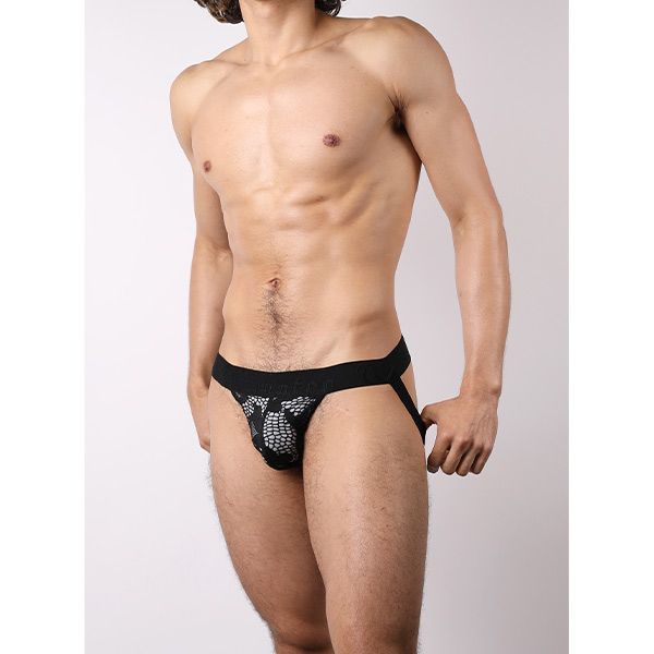 Cell Block 13 LACE UP Jockstrap | Black