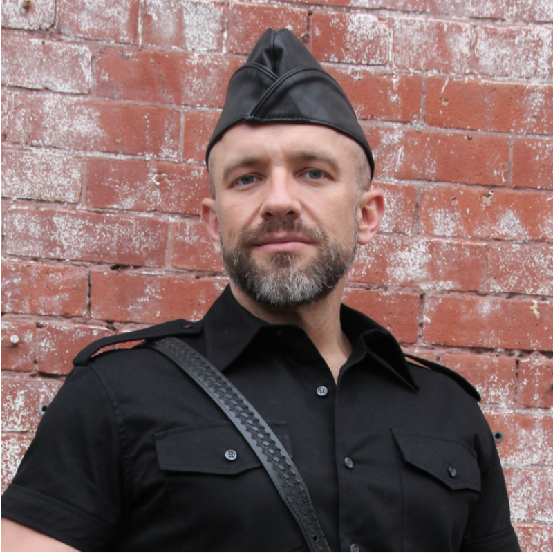 Mr S Leather GARRISON Cap - Black