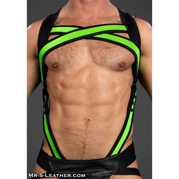 Mr.S Leather X-Factor Bold Color Cock Strap | Lime