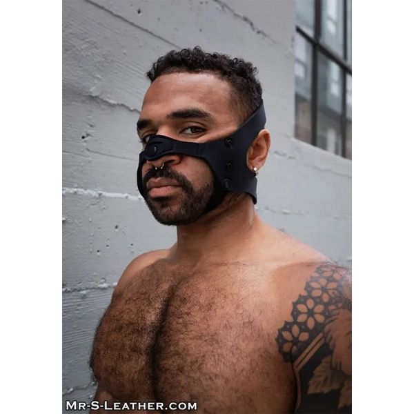 Mr S Leather Neo Open Chin Face Harness