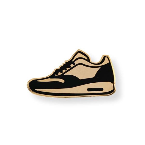 Master Of The House: SNEAKER Pin | Black & Gold
