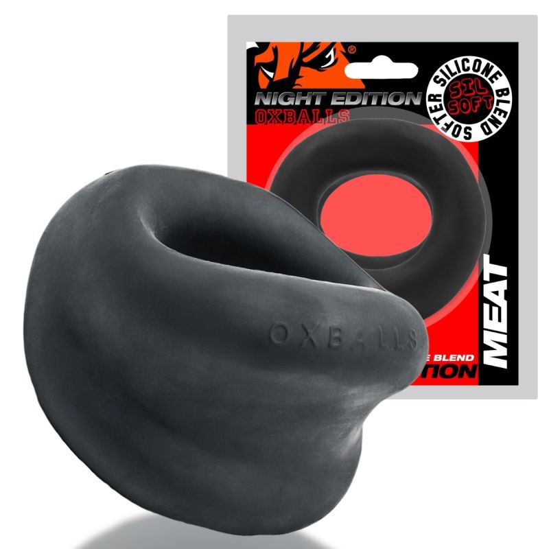Oxballs Meat Bulge Lifter Cockring | Night BLack