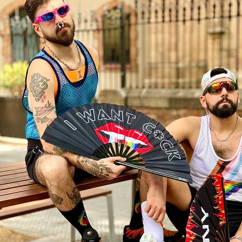 Boxer Barcelona MEGA DISCO FAN - XL 33cm | I WANT COCK