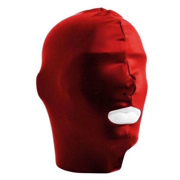 Mister B Lycra Hood Mouth Open Only - Red