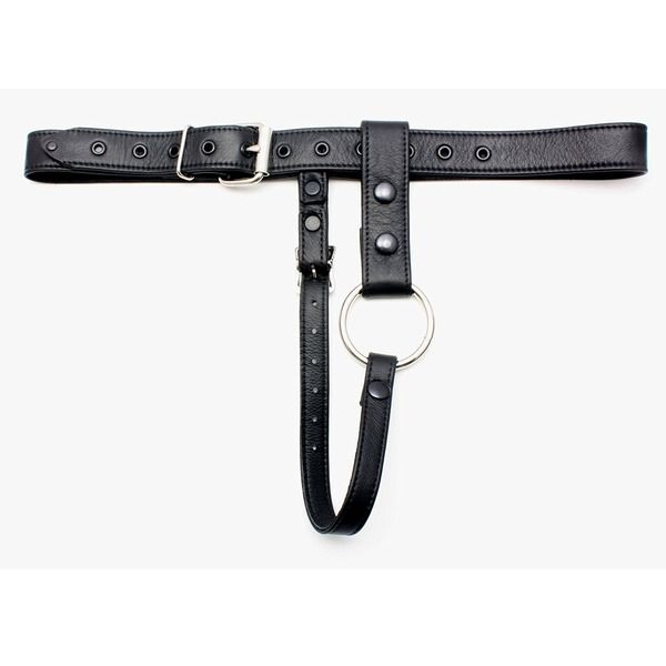 Mr S Leather Butt Plug Harness | Black 
