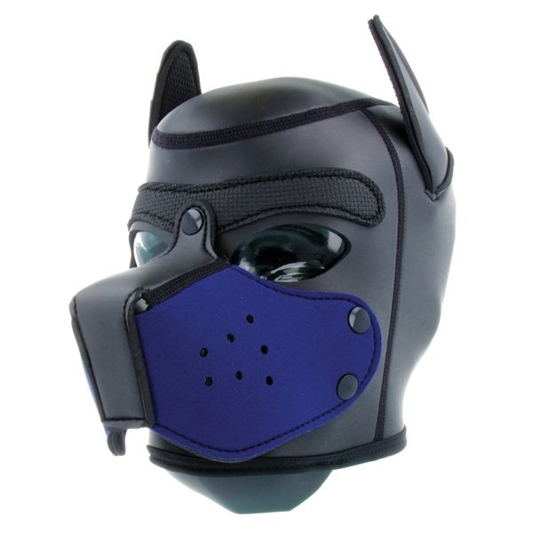 Mr S Leather NEOPRENE Puppy Hood: Replacement Muzzle | Navy Blue