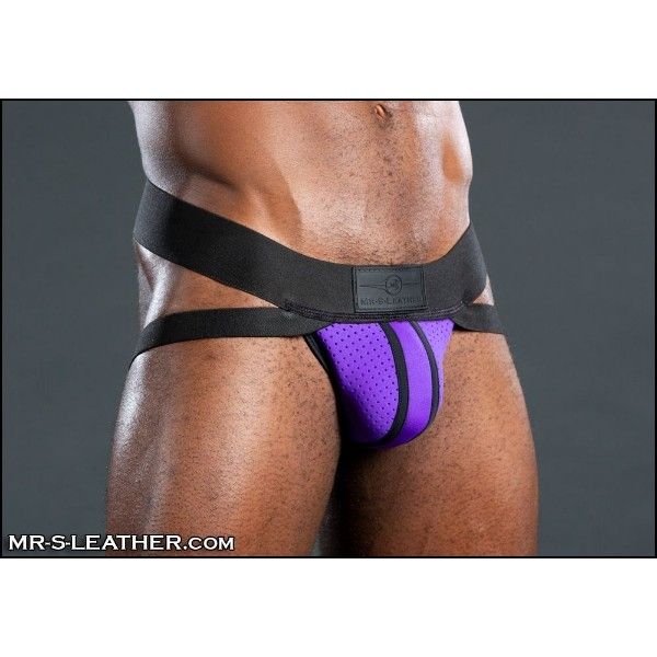 Mr S Leather NEO AIR MESH Jock | Purple
