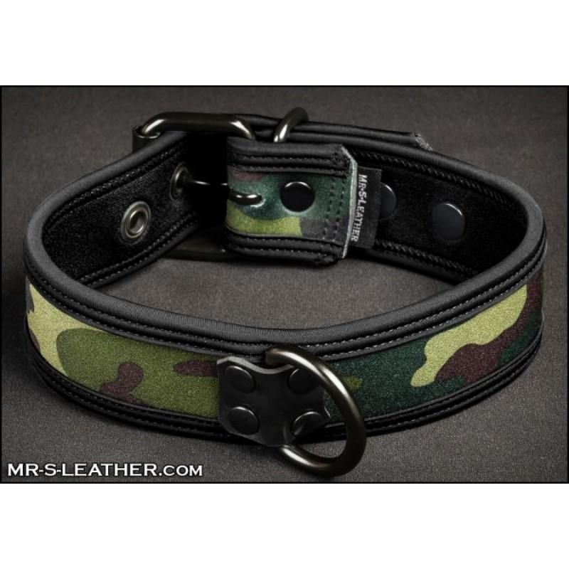 Mr S Leather NEO Puppy Collar: Small to Large | Camouflage 
