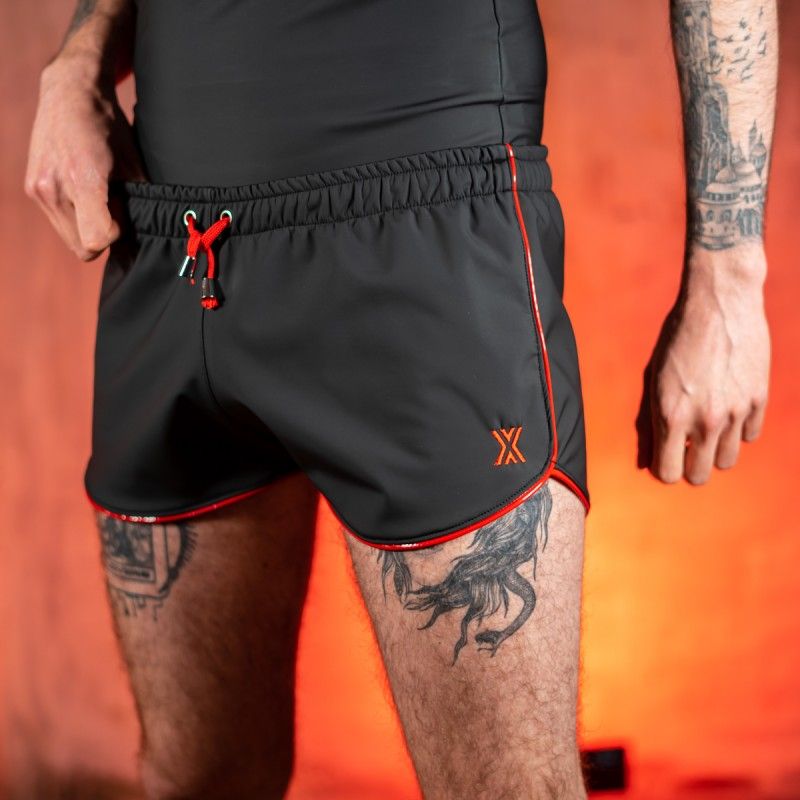 Boxer Barcelona Neo Sexy Short | Black/Red