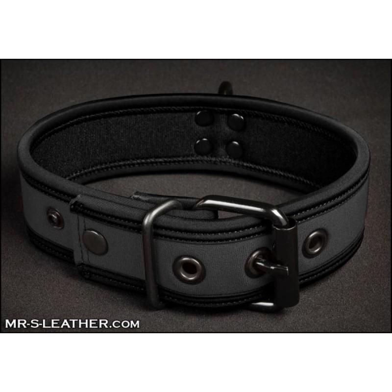 Mr S Leather NEO Puppy Collar: Small to Large | Grey