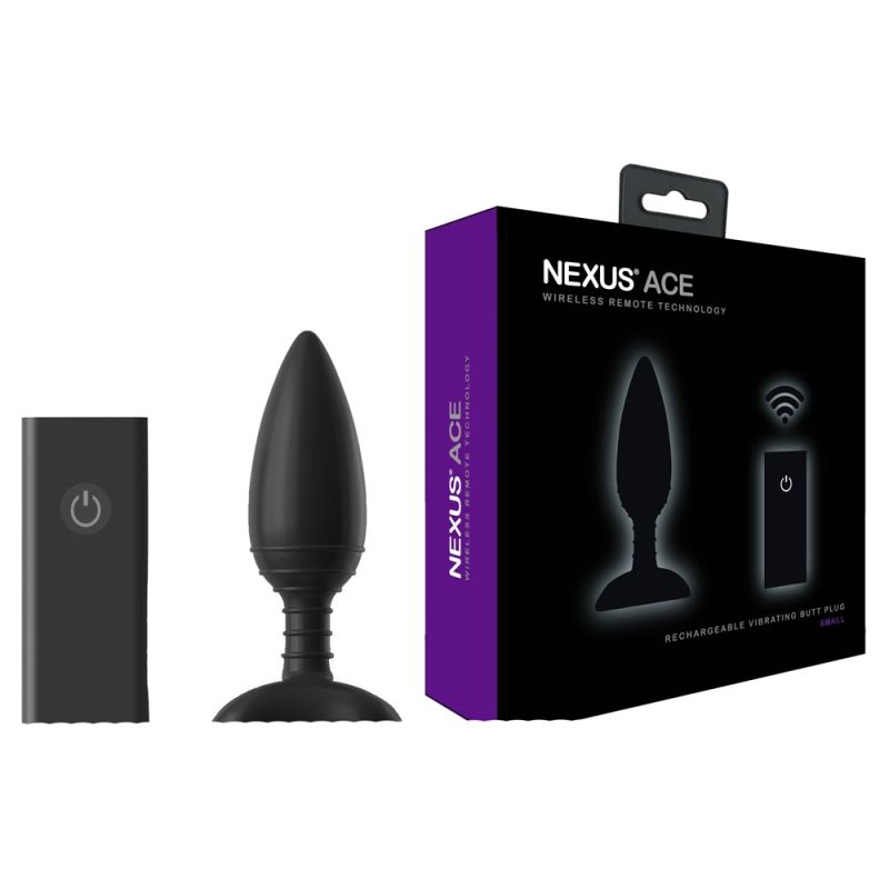 Nexus ACE Remote Control Vibrating Butt Plug | Small