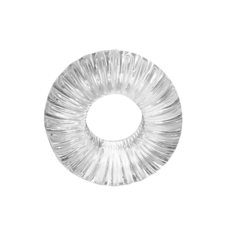 Perfect Fit RIBBED COCK RING | Clear