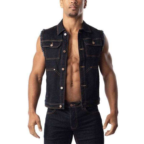 Nasty Pig NP Denim Vest | Raw Indigo