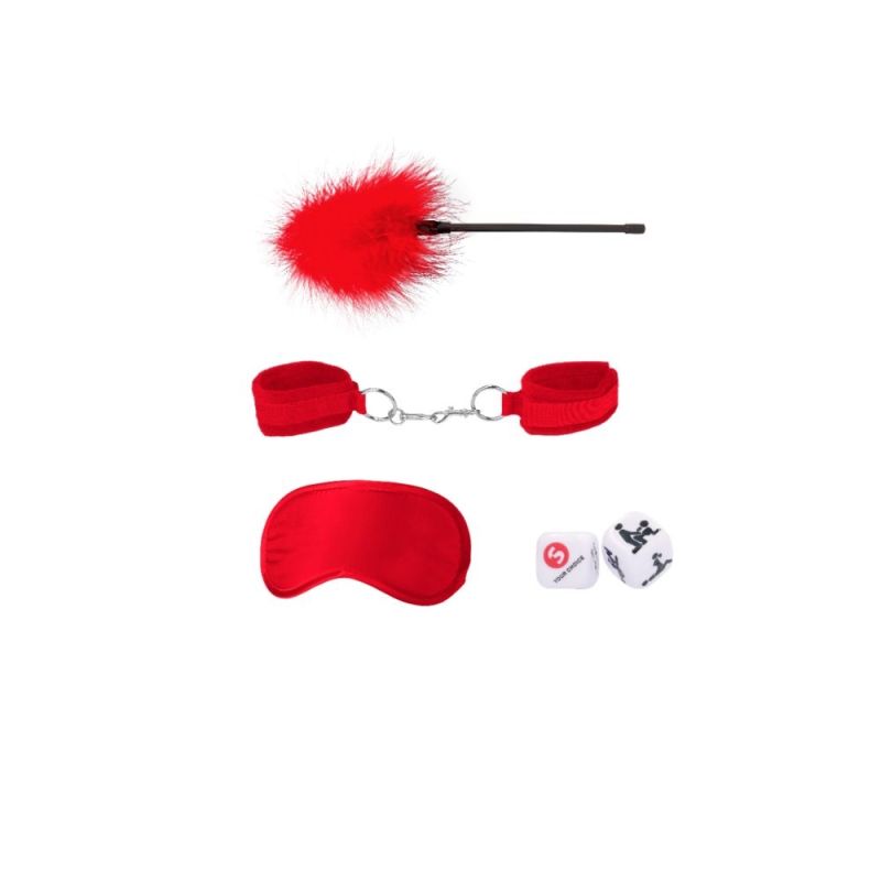 OUCH! Introductory 4-Piece Bondage Kit  | Red