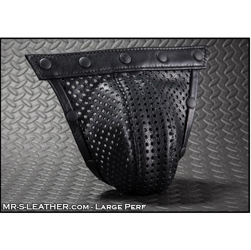 Mr S Leather Perforated Pouch - Large Perforation