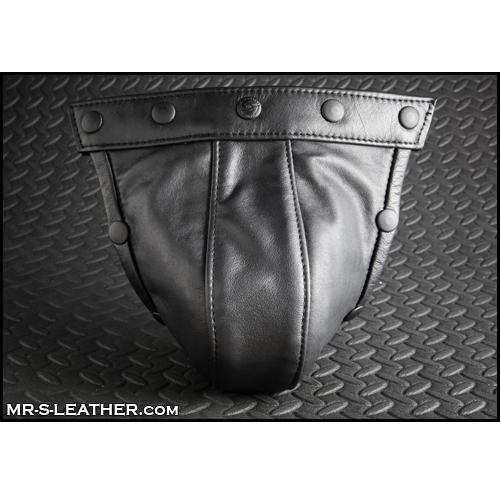 Mr S Leather Black Leather Pouch - Plain