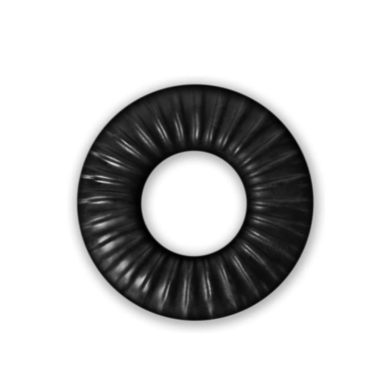 Perfect Fit RIBBED COCK RING | Black