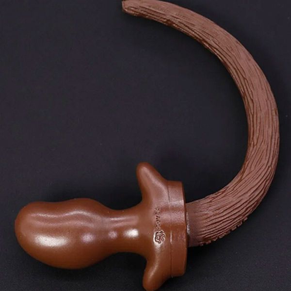 Mr. S Puppy Tail from Oxballs | BROWN