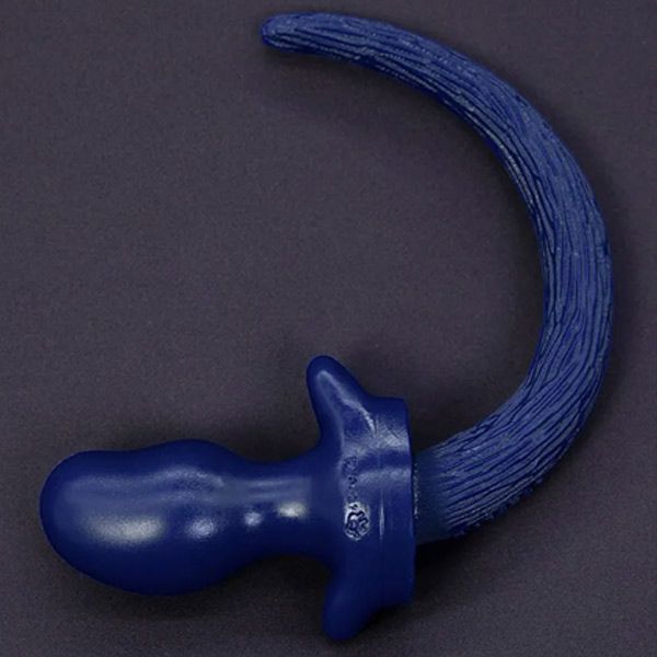 Mr. S Puppy Tail from Oxballs | NAVY BLUE