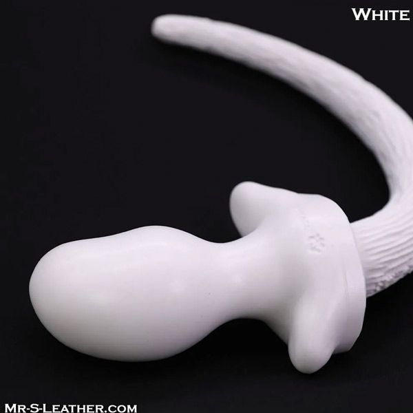 Mr. S Puppy Tail from Oxballs | WHITE