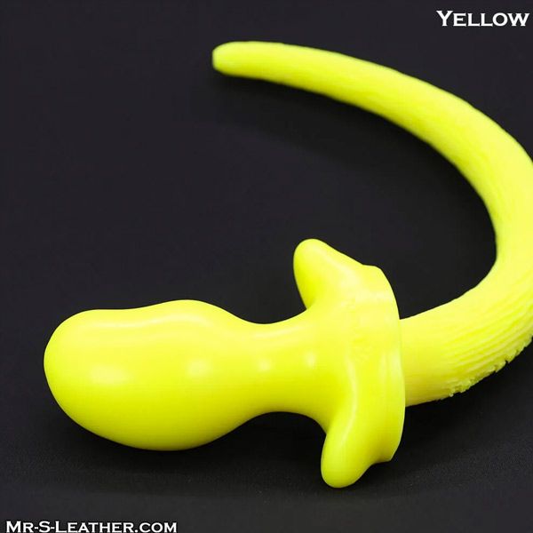 Mr. S Puppy Tail from Oxballs | YELLOW