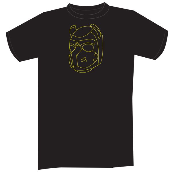 K9 Pup T-Shirt | Black/Yellow