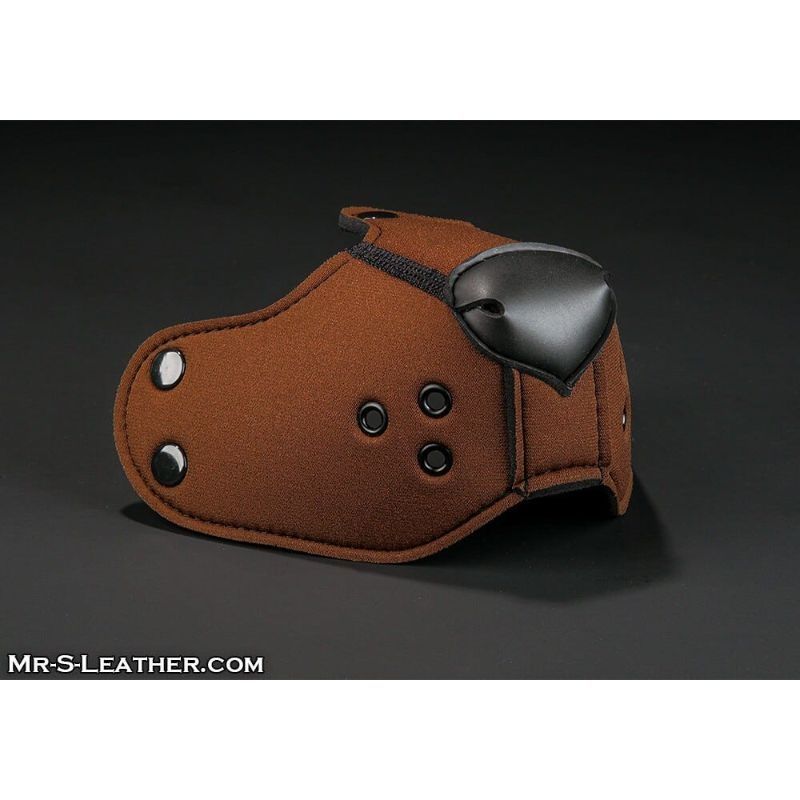 Mr S Leather NEOPRENE Puppy K9 Muzzle | Brown