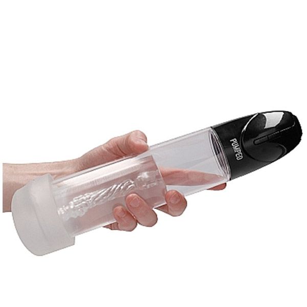 Rechargeable Smart Cyber Pump with Sleeve | Transparent