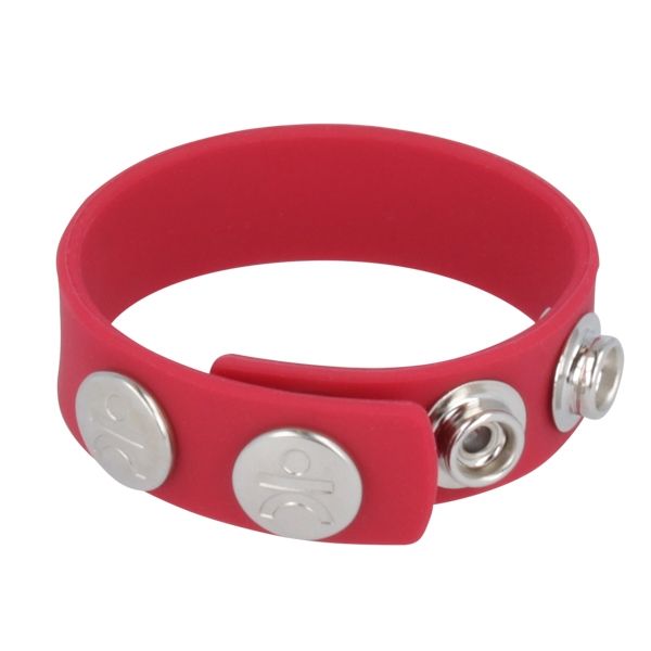 Titus Silicone Series: Cock and Ball Strap | Red