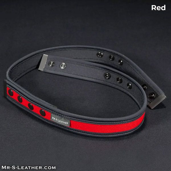 Mr. S Leather Neo Chastity Waist Strap for KINK3D | Red