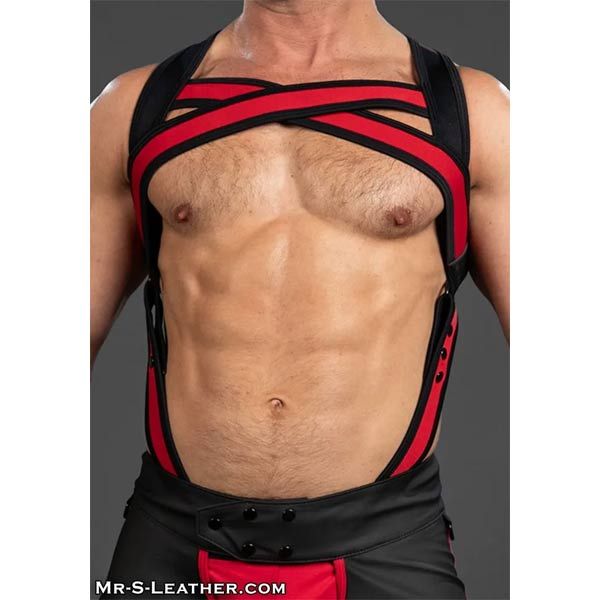 Mr.S Leather X-Factor Bold Color Cock Strap | Red