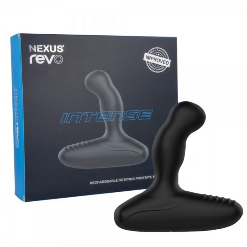 Nexus REVO INTENSE: Waterproof Rotating Prostate Massager | Black 