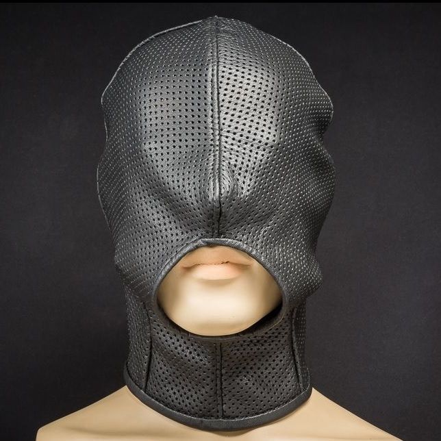 Mr S Leather SAVAGE Sucks Hood | Perforated Leather