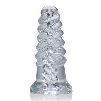 Oxballs SCREW'D Spiral Wank Off Toy | Clear