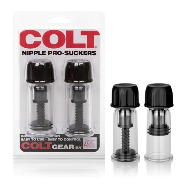 COLT® Nipple Pro-Suckers - Set of Two - Black