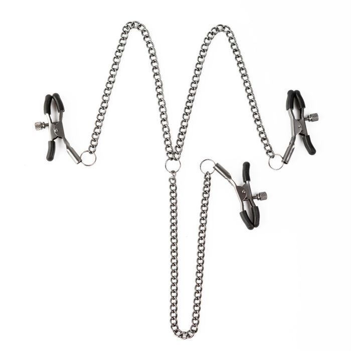 SEI MIO - Triple Tease - Adjustable Nipple and Clit Clamp Set