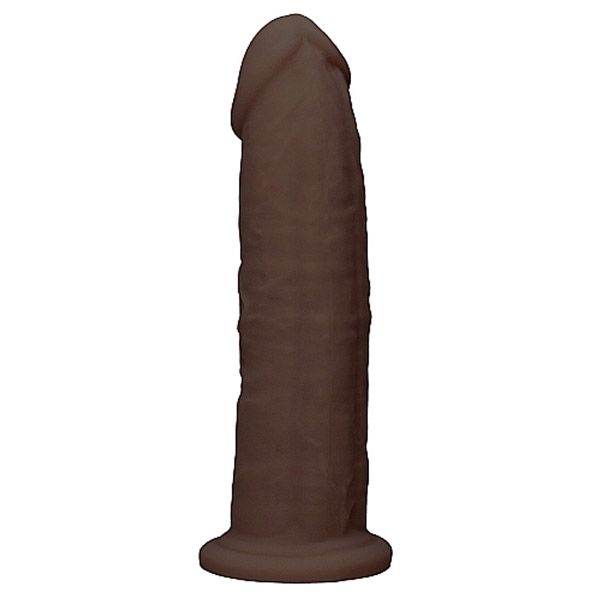 Silicone Dildo Without Balls - Brown | 9 Inches