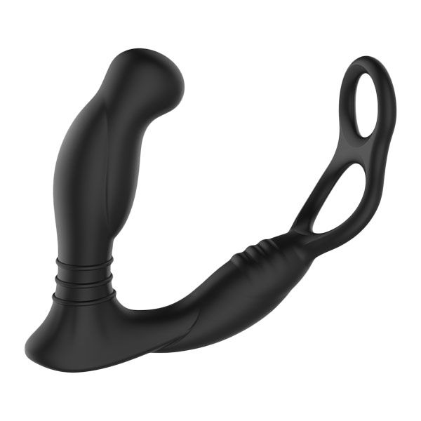 Nexus SIMUL8 Vibrating Double Cock & Ball Ring with Prostate Probe