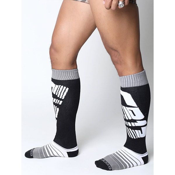 Cell Block 13 VELOCITY 2.0 Knee High Sock | Grey