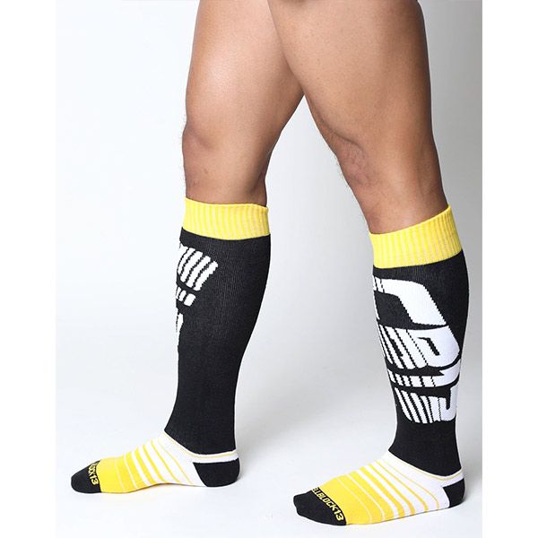 Cell Block 13 VELOCITY 2.0 Knee High Sock | Yellow
