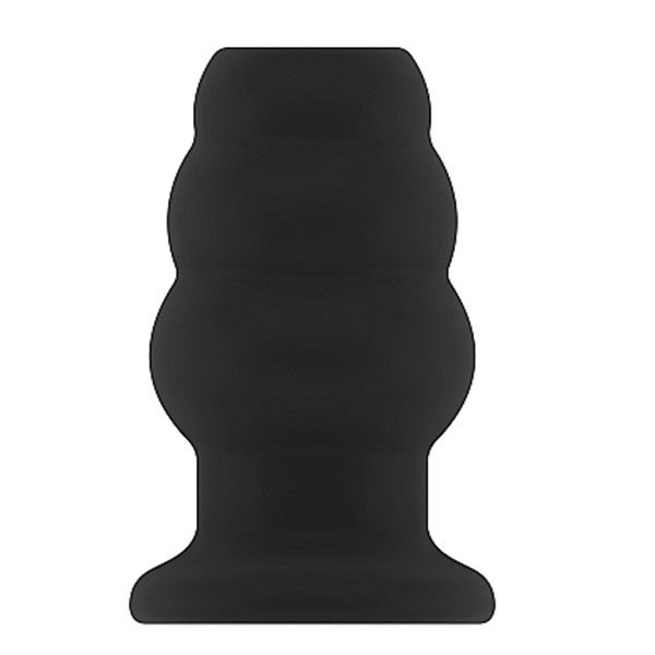 Sono No.50 Medium Hollow Tunnel Butt Plug - Black