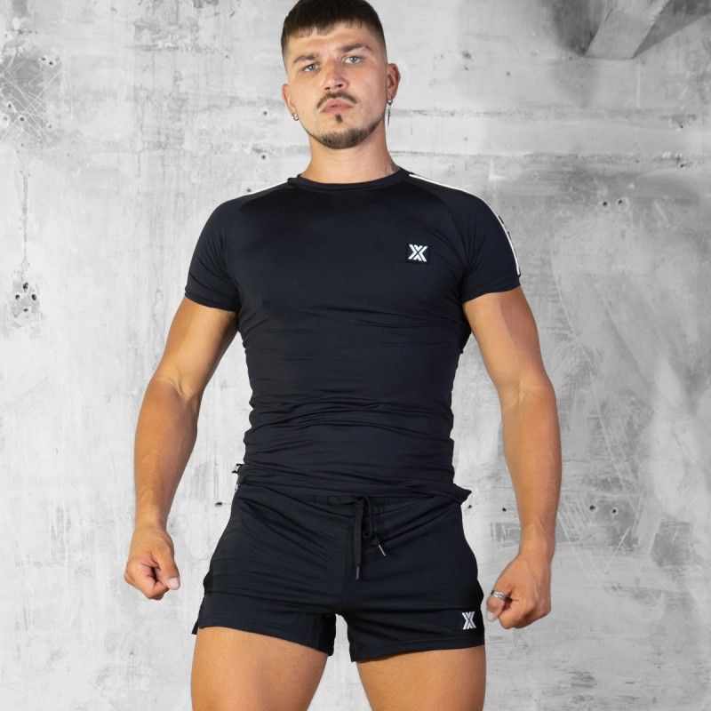 Boxer Barcelona Stretch T | Black/White