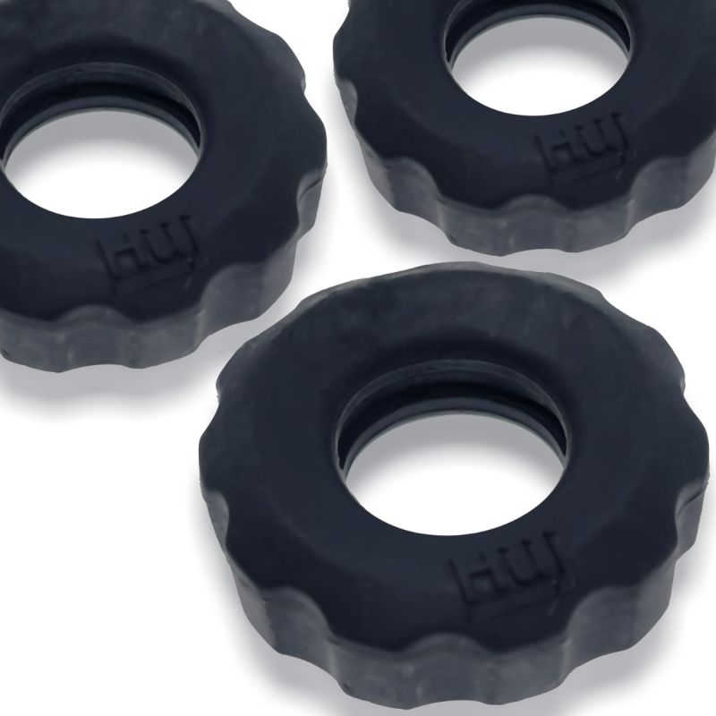 Oxballs SUPERHUJ Cock/Ball Rings 3 Pack | Tar Ice