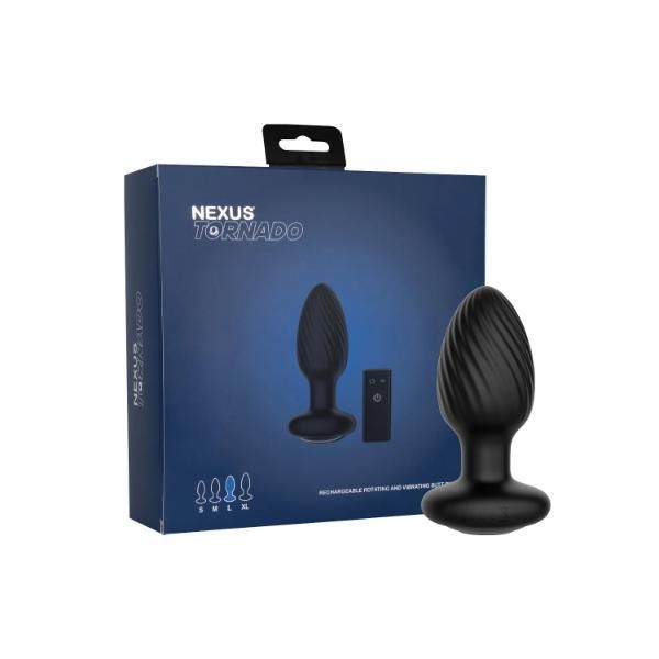 Nexus TORNADO Rotating Butt Plug with Remote Control | Large