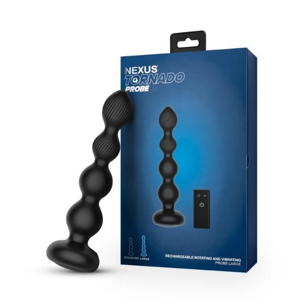 Nexus TORNADO Rotating Beaded Anal Probe | Large