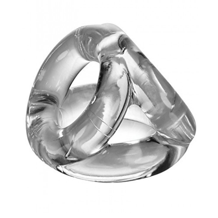 Oxballs TRI-SPORT Sportsling Cock and Ball Ring - Clear