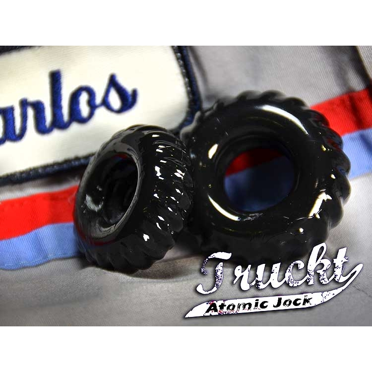 Oxballs TRUCKT Cockring 2 Pack - Black