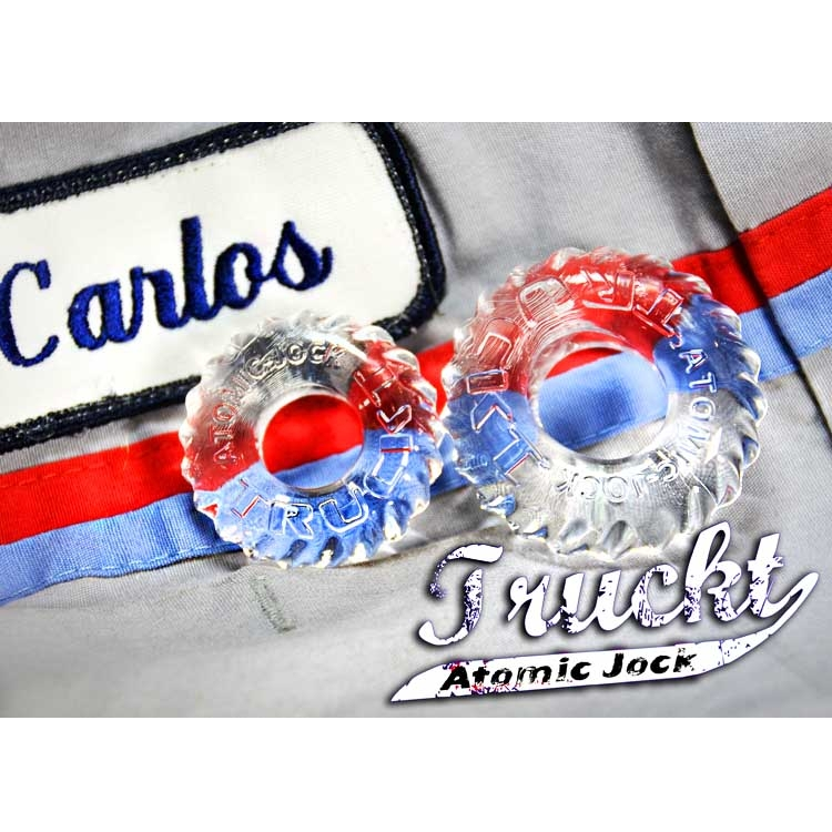Oxballs TRUCKT Cockring 2 Pack - Clear